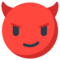 Smiling Face With Horns emoji on Mozilla